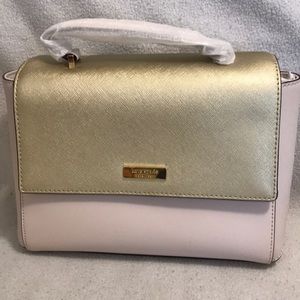 NEW KATE SPADE Pebble/ Gold Bag; Strap option
